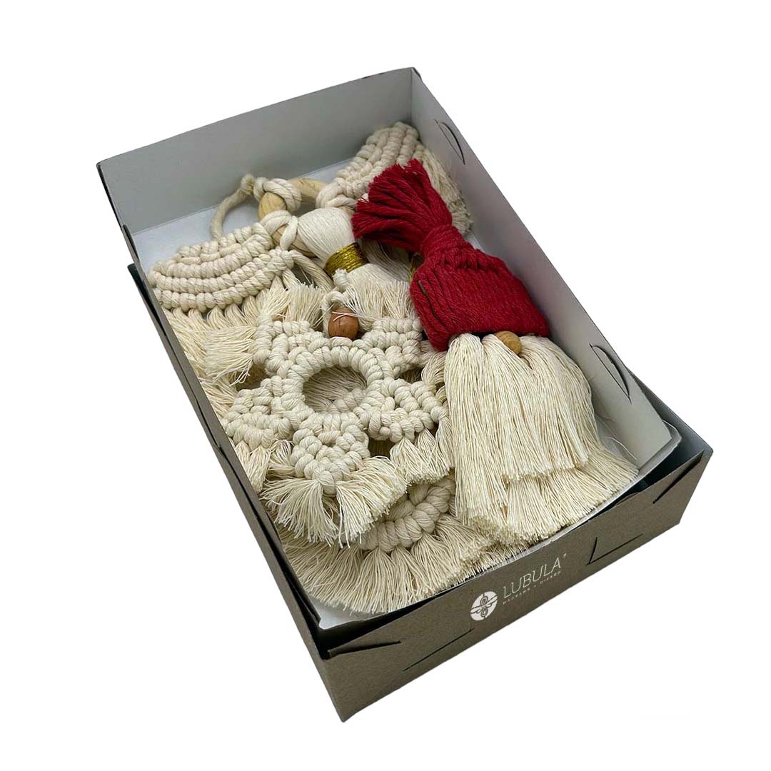 Kit Colgantes Navideños/ Lubula macramé