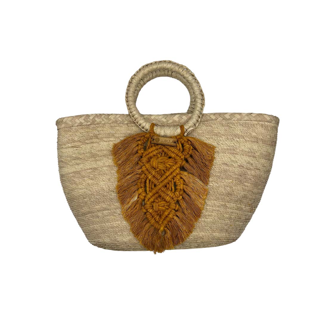 Bolsa de Palma Mod. Anax 40 x 30 cm /Lubula macramé