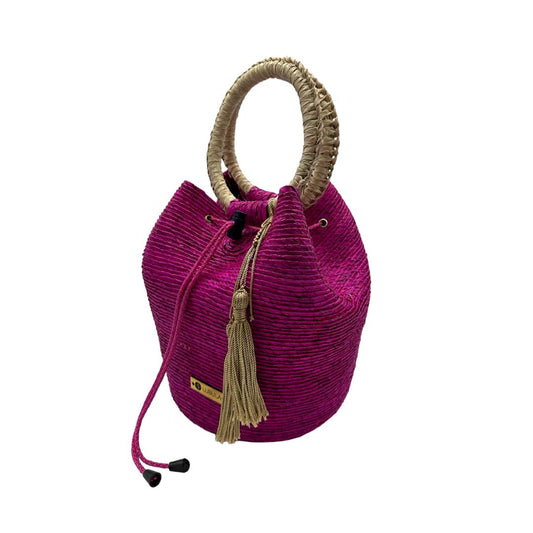 Bolsa de Palma Mod. Tzopelik 25 x 26  cm /Lubula Macramé