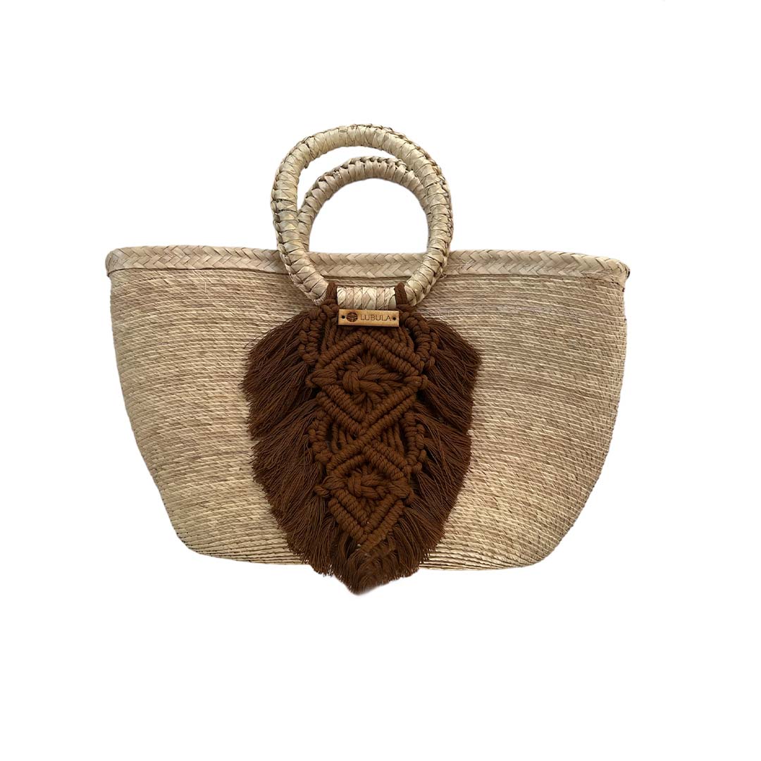 Bolsa de Palma Mod. Anax 40 x 30 cm /Lubula macramé