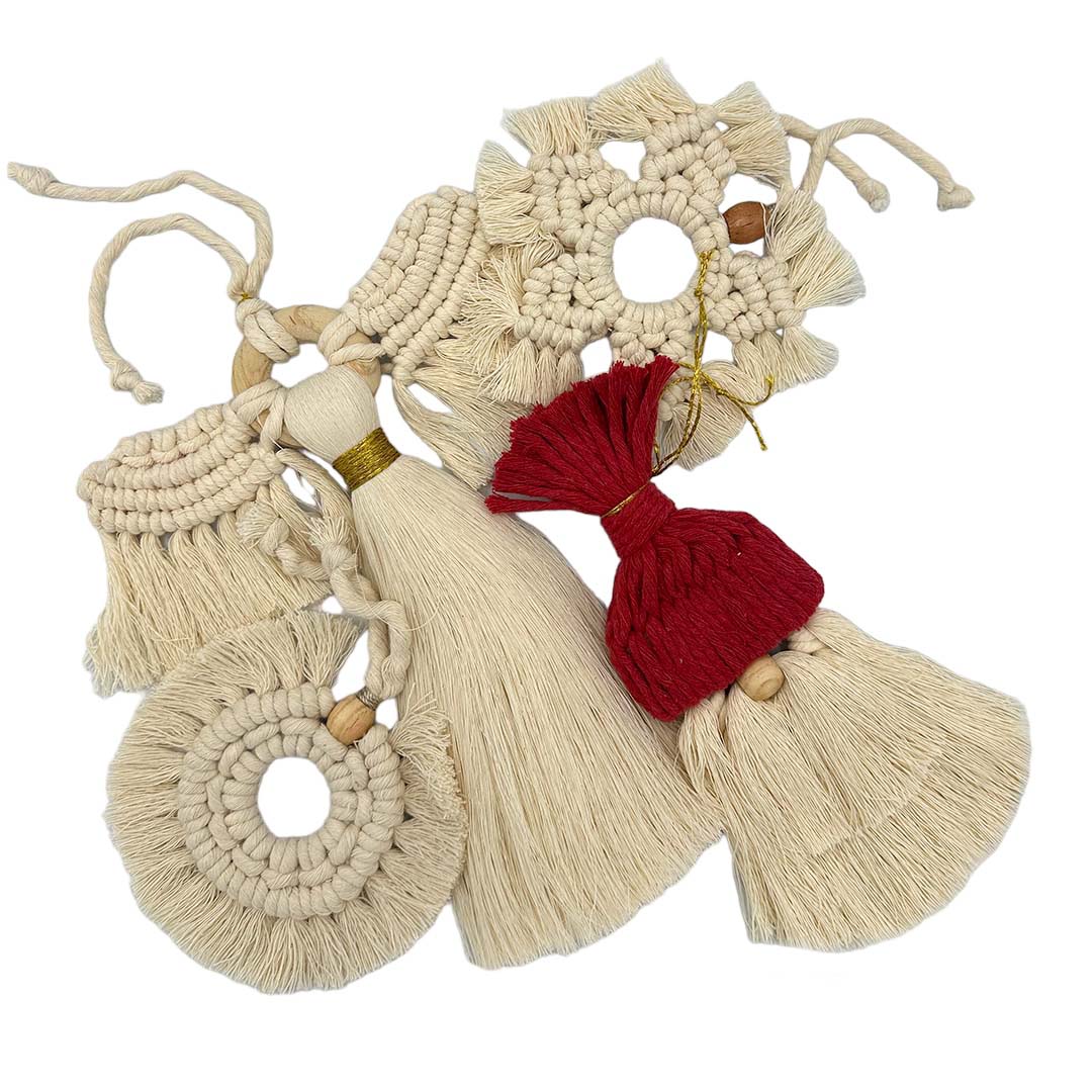 Kit Colgantes Navideños/ Lubula macramé